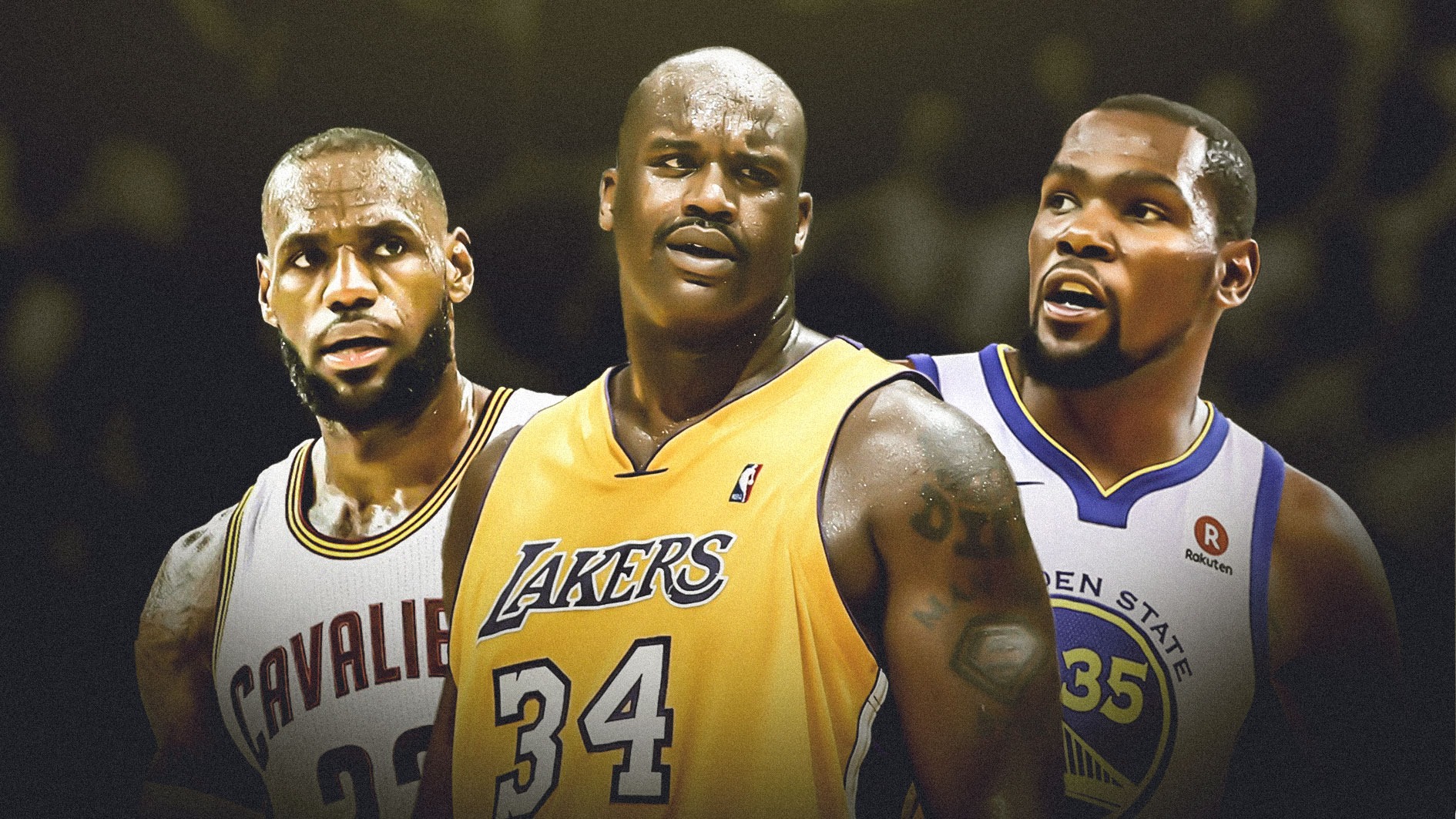 LeBron James, Shaquille O'Neal, Kevin Durant