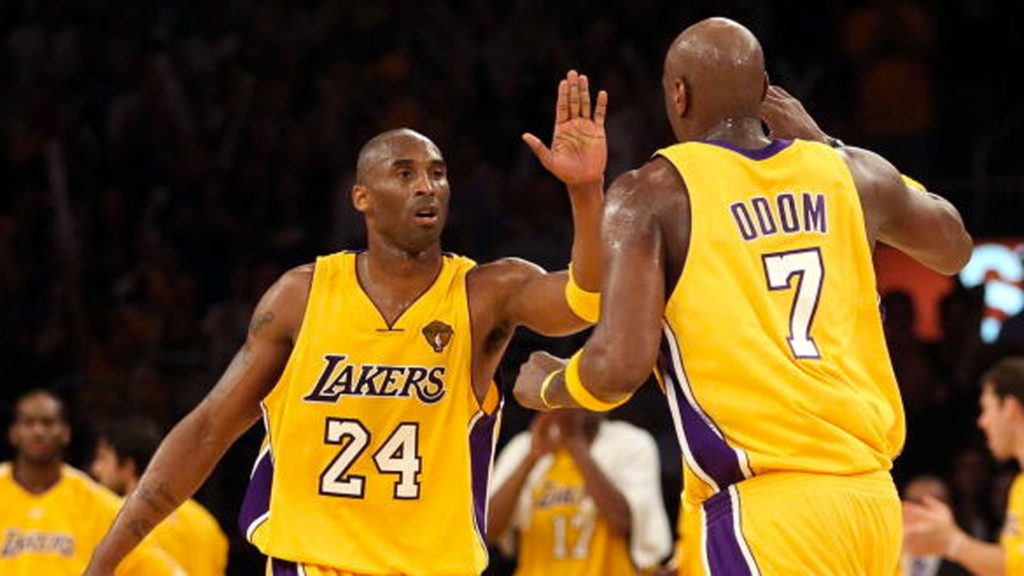 Kobe Bryant, Lamar Odom, Lakers