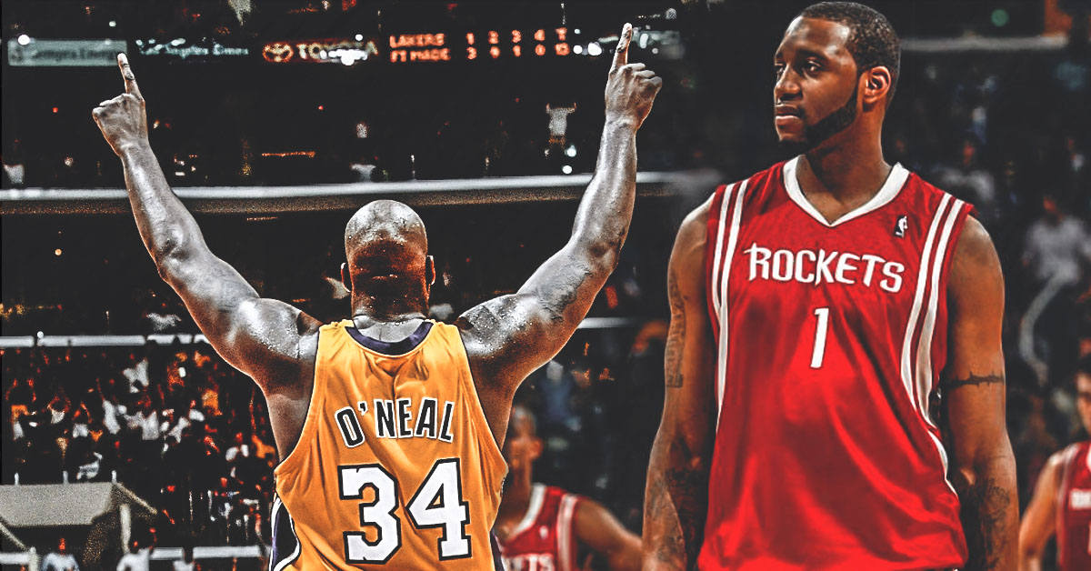 Shaquille O'Neal, Lakers, Rockets, Tracy McGrady