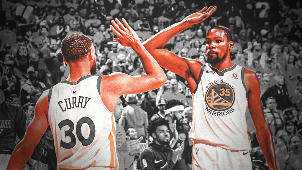 Stephen Curry, Kevin Durant, Warriors
