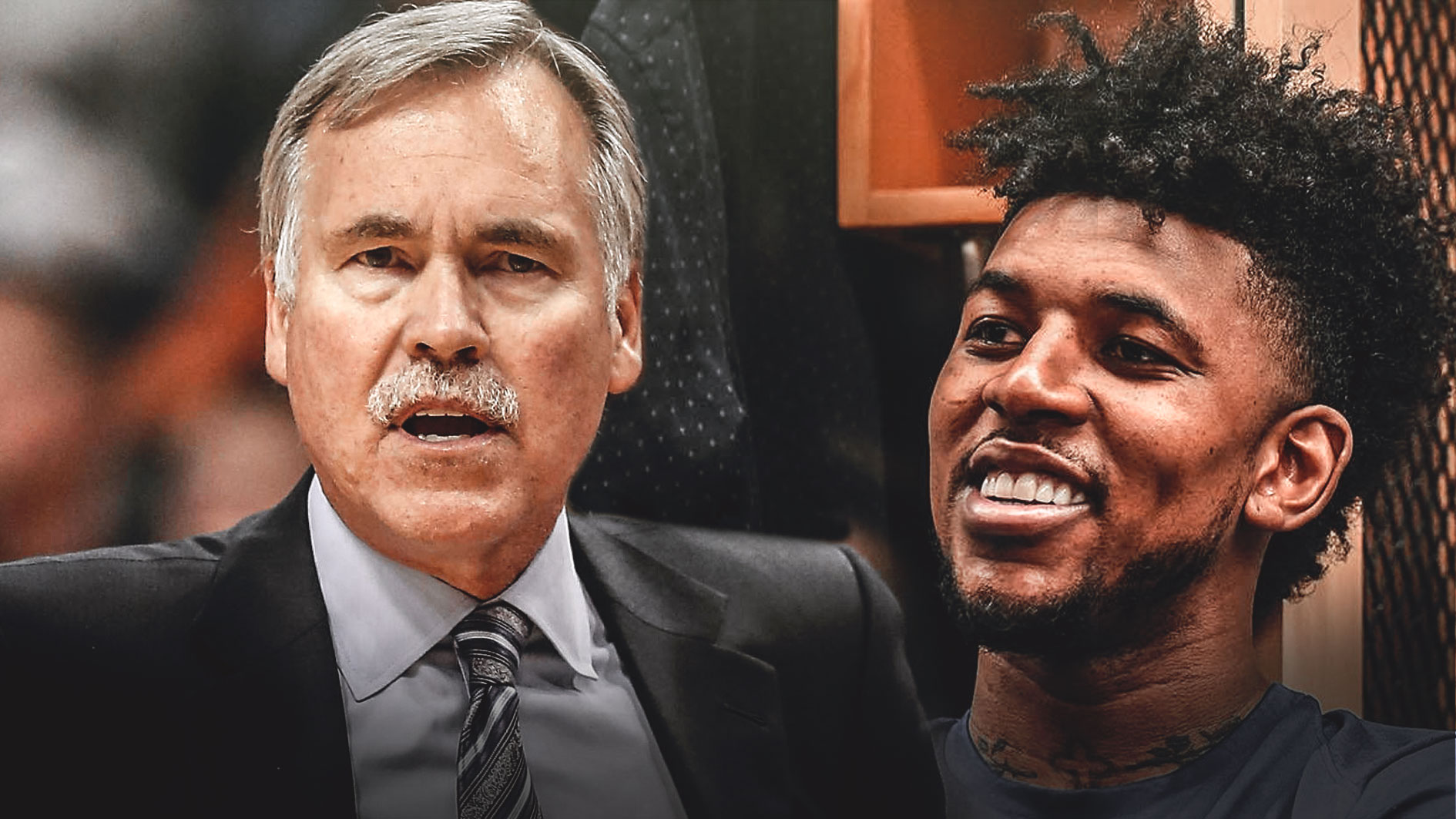 Nick Young, Mike D'Antoni, Rockets