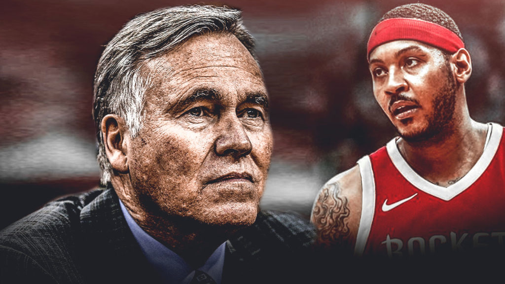 mike d'antoni, carmelo anthony