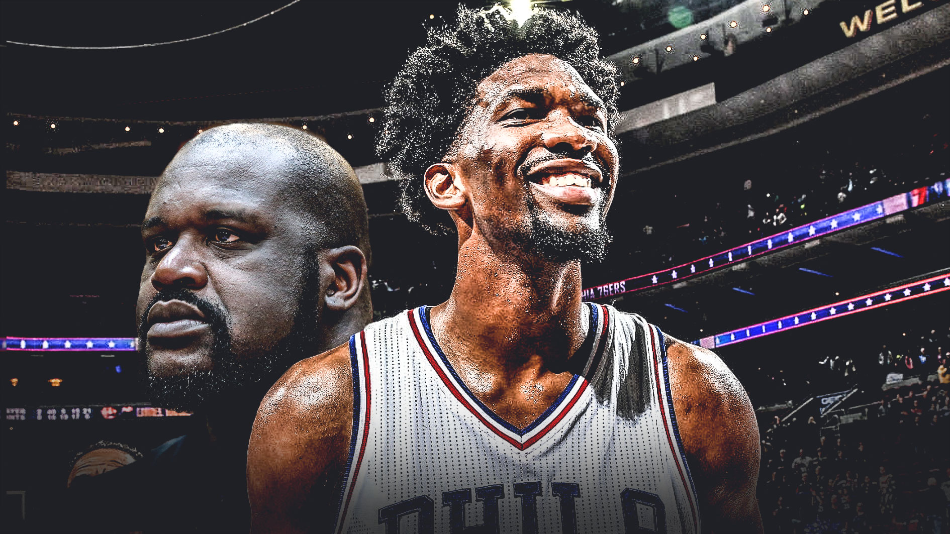 joel embiid, shaquille o'neal