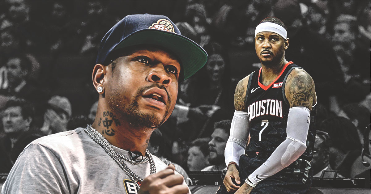 Allen Iverson, Carmelo Anthony, Rockets