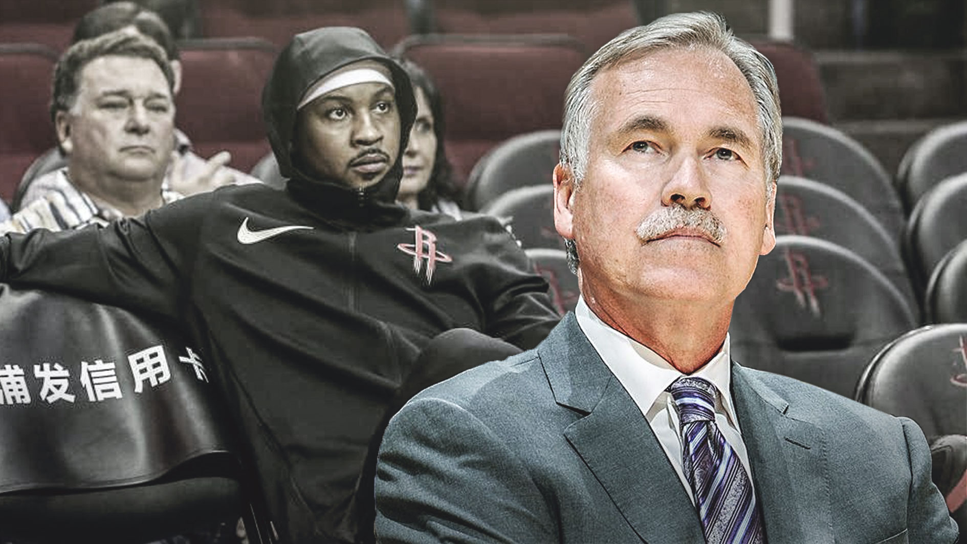 Mike D'Antoni, Carmelo Anthony, Rockets