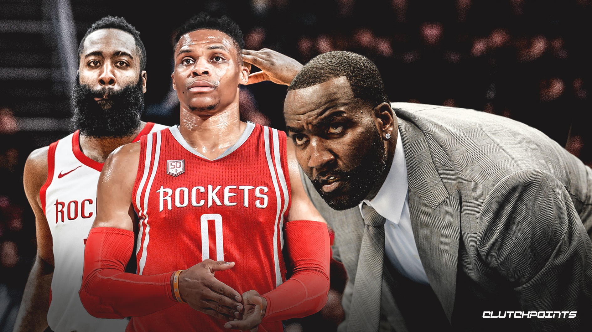 Rockets, Russell Westbrook, James Harden, Kendrick Perkins