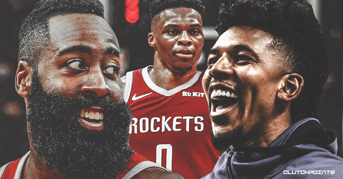 James Harden, Russell Westbrook, Nick Young, Rockets