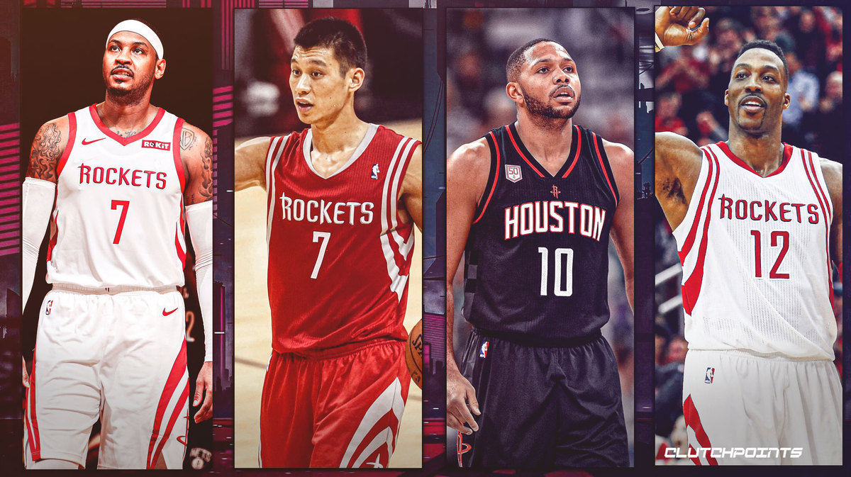 Rockets, Jeremy Lin, Carmelo Anthony, Eric Gordon, Dwight Howard