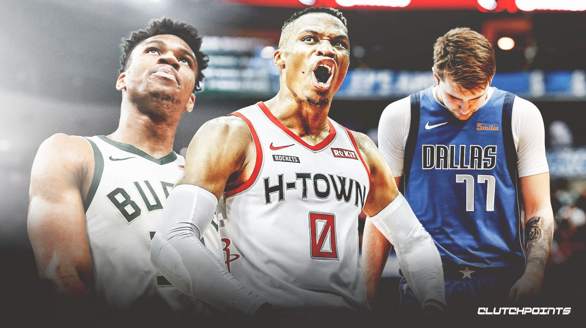 Russell Westbrook, Rockets, Giannis Antetokounmpo, Luka Doncic
