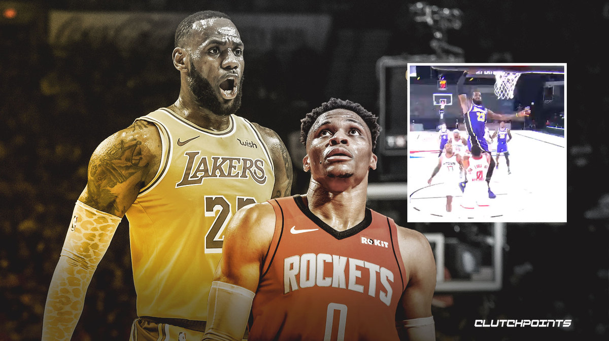 Lakers, Rockets, LeBron James, Russell Westbrook