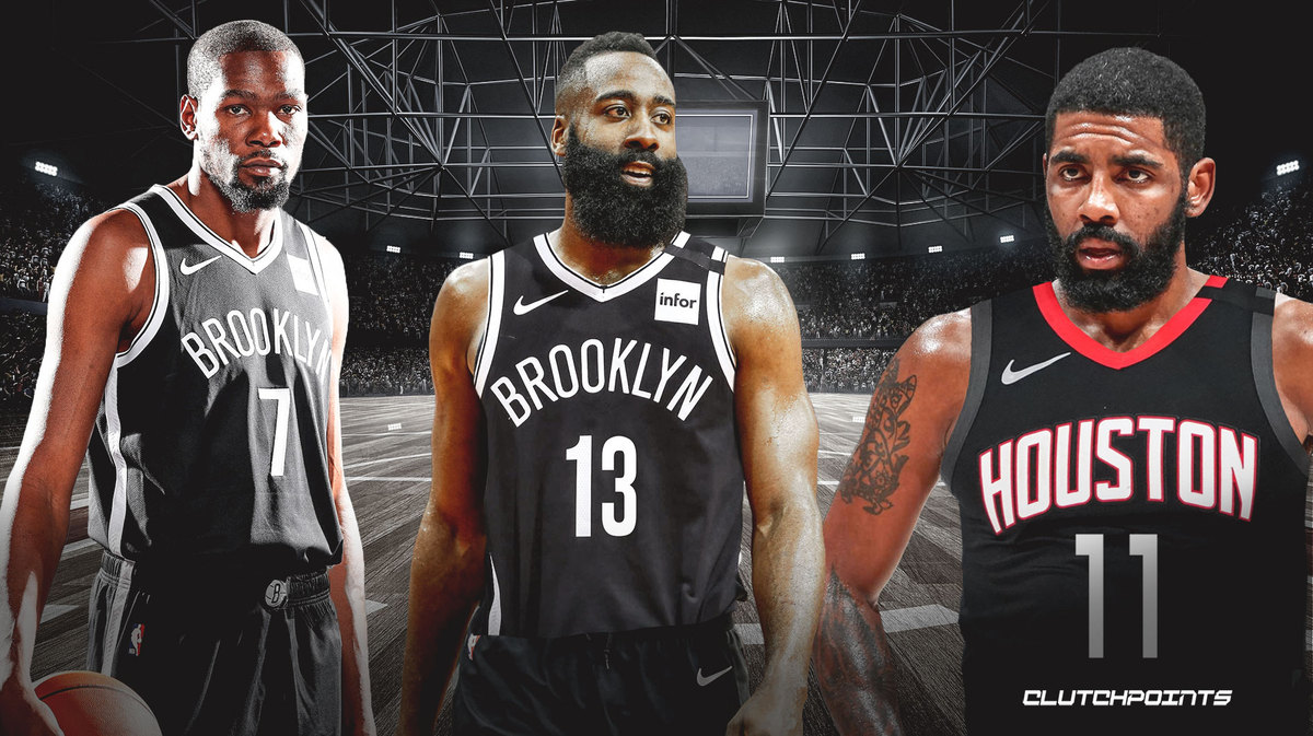 James Harden, Kevin Durant, Kyrie Irving, Nets, Rockets