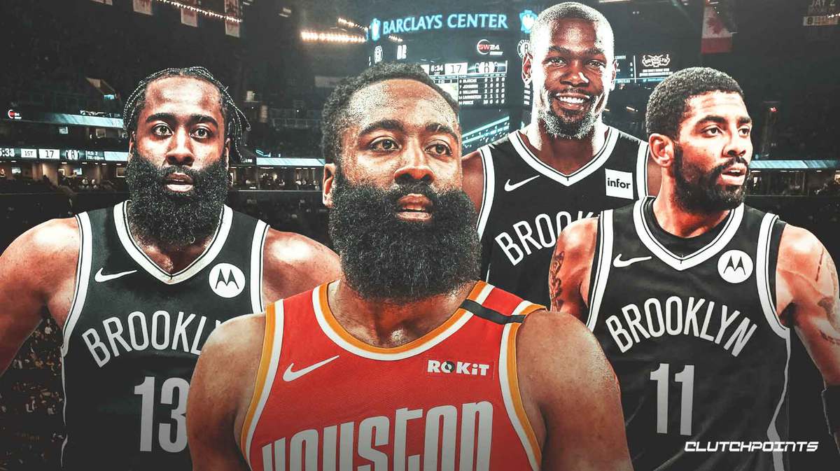 James Harden, Kyrie Irving, Kevin Durant, Nets, Rockets