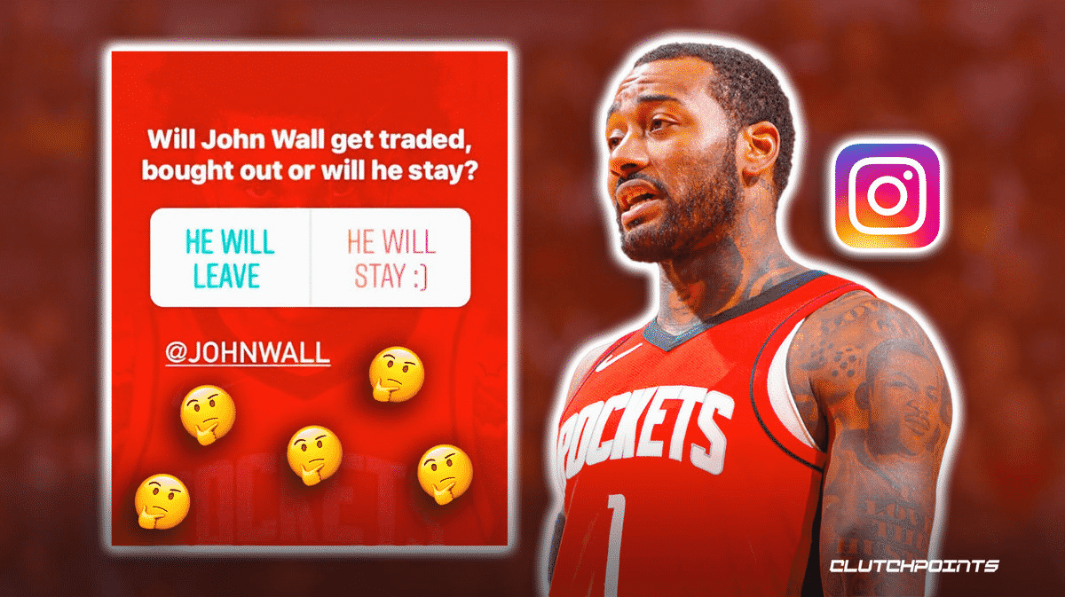 John Wall Rockets trade buyout Instagram IG poll